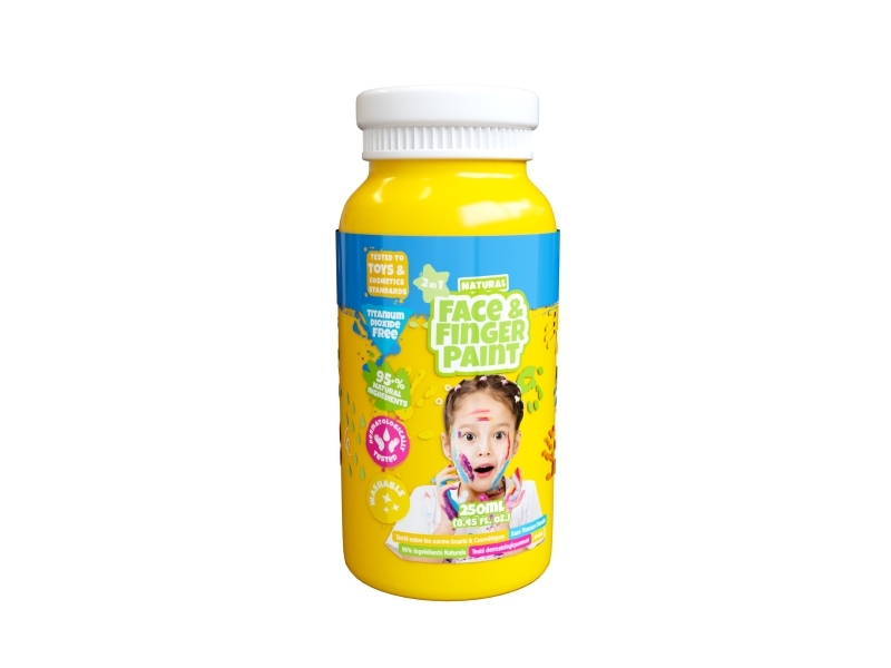 250 ml flaska färg, 8 assorterade
