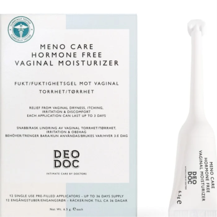 DeoDoc Meno Care Hormone Free Vaginal Moisturizer 12 st