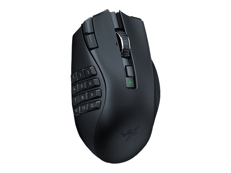 Razer Naga V2 Hyperspeed trådlös gamingmus, svart