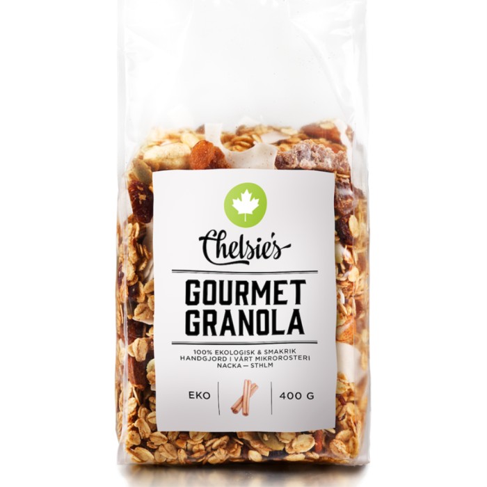 Chelsies Organic Gourmet Granola 400 g