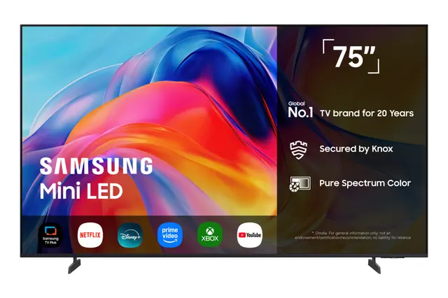 Samsung 75" 4K Mini LED TV 2026 - TU75M72HBUXNA