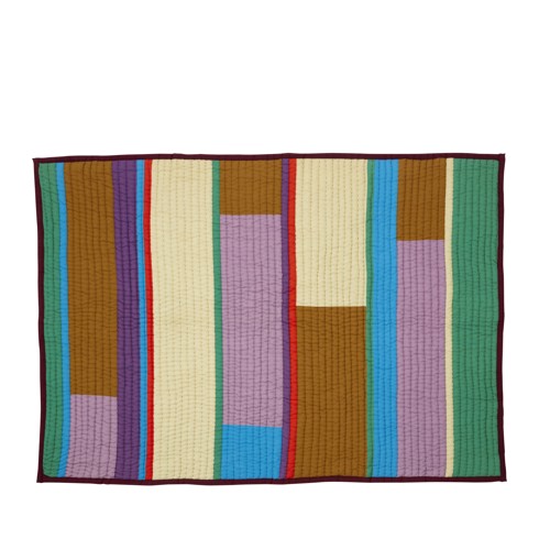 Hübsch – Pavilion Pläd Block – 140x200 cm – Flerfärgad