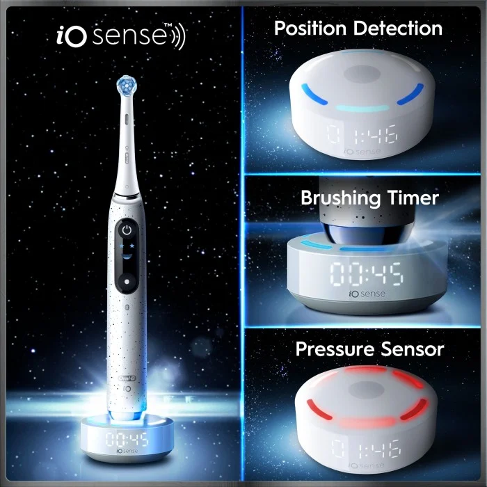 Oral-B iO10 Ultimate eltandborste, Stardust White, bild 2