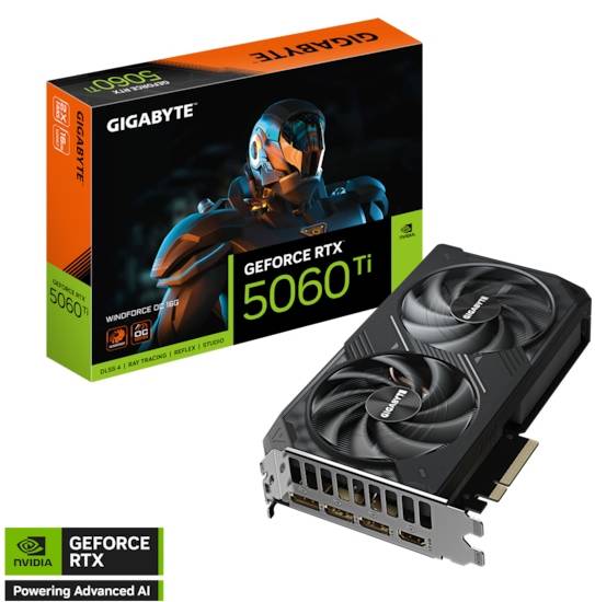 Gigabyte GeForce RTX 5060 Ti Windforce OC 16GB, bild 5