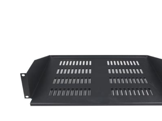 19" Fast hylla, 2U, 367 mm, för 600x450 mm, max 17 kg