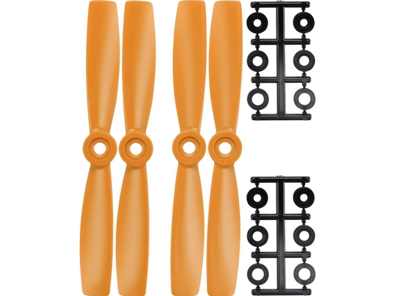 HQ Prop Race Copter propellersats grind HQ Prop BN5X4,5O & BN5X4,5RO, 2-bladig Bullnose