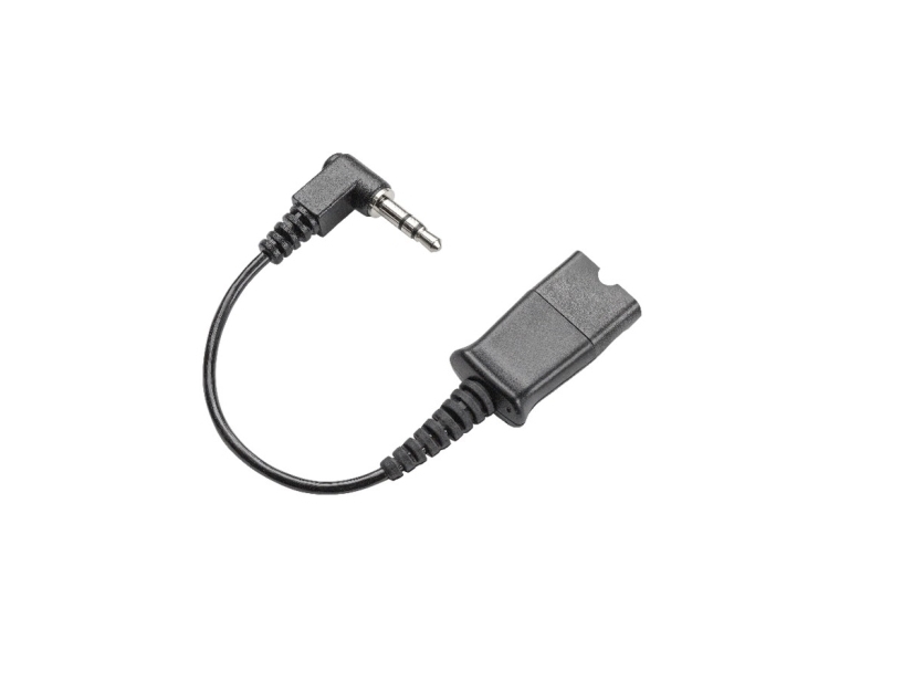 HP Poly - Audio-adapter - 3,5 mm ljuduttag till Snabburkoppling - 3 m