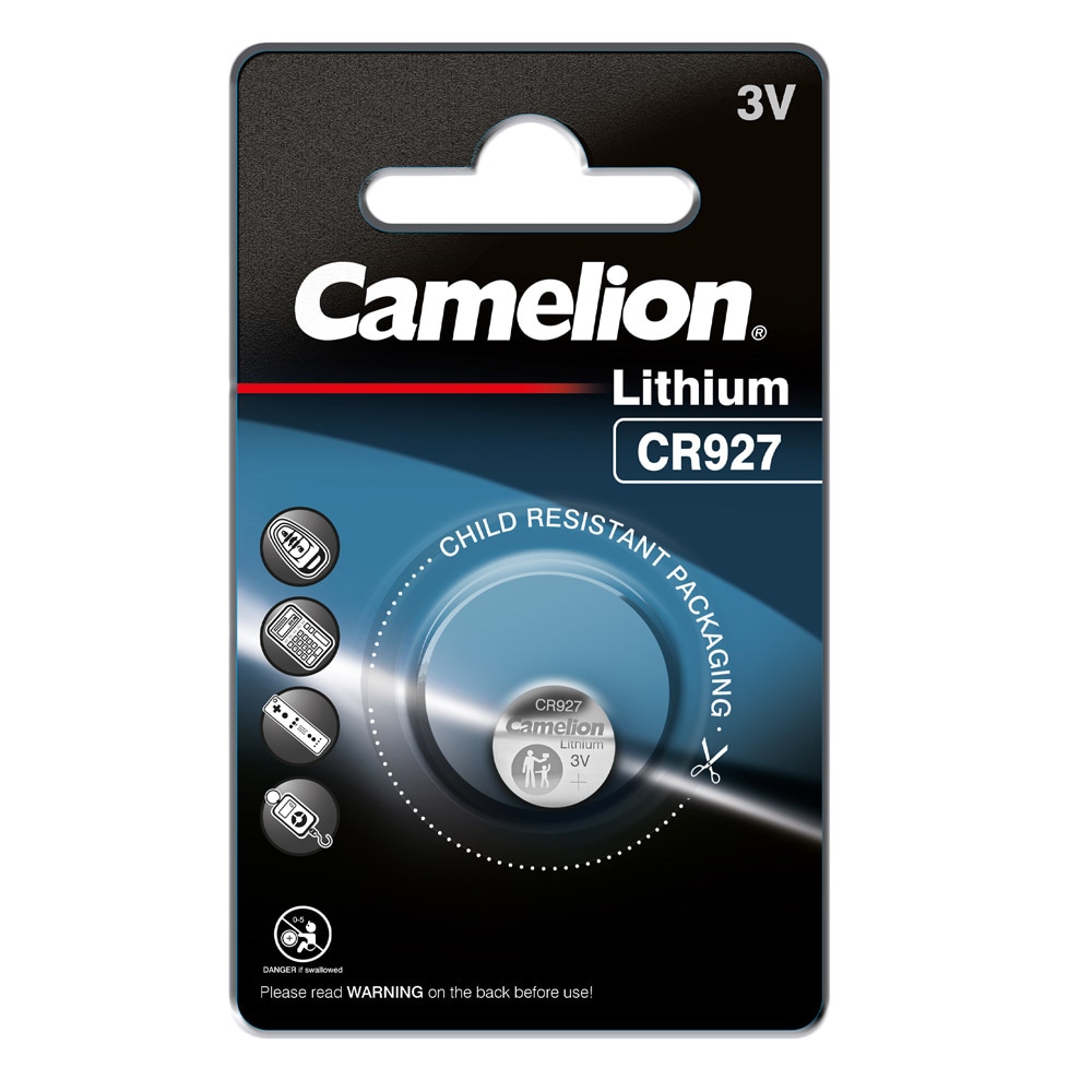 Camelion CR927 litium knappcellsbatteri 3V 1-pack