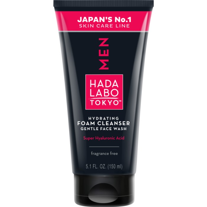 HADA LABO TOKYO MEN Hydrating Foam Cleanser Gentle Face Wash 150 ml, bild 2
