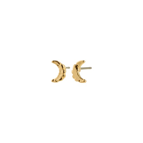 PILGRIM - Between Moon Earrings - Gold-Plated - 7mm