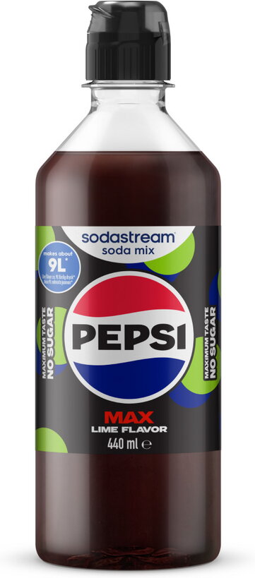 SodaStream Pepsi Max Lime smaksirap, 440 ml, bild 3