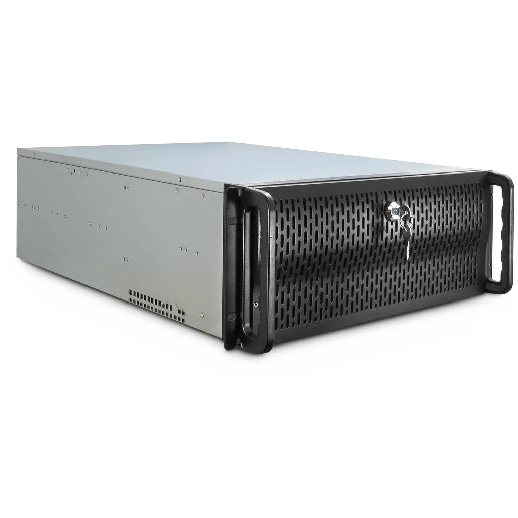 Inter-Tech IPC 4129L - Kan monteras i rack 4U - SSI EEB - ingen strömförsörjning (ATX / PS/2) - USB