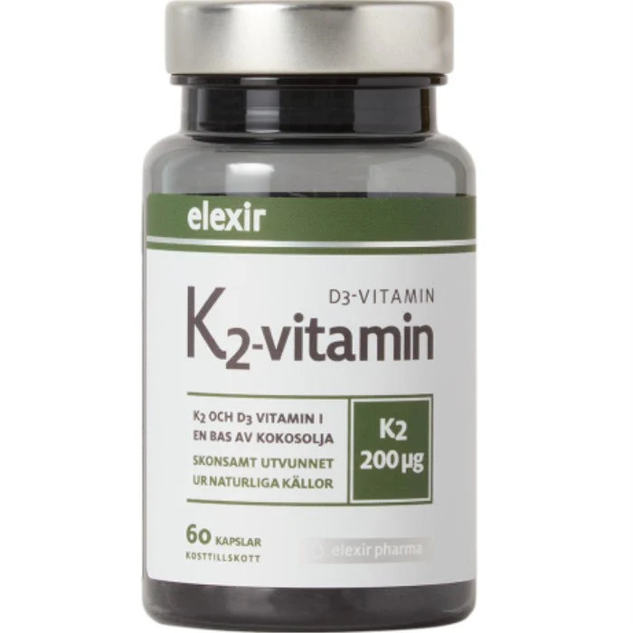 Elexir Pharma K2+D3 60 kapslar