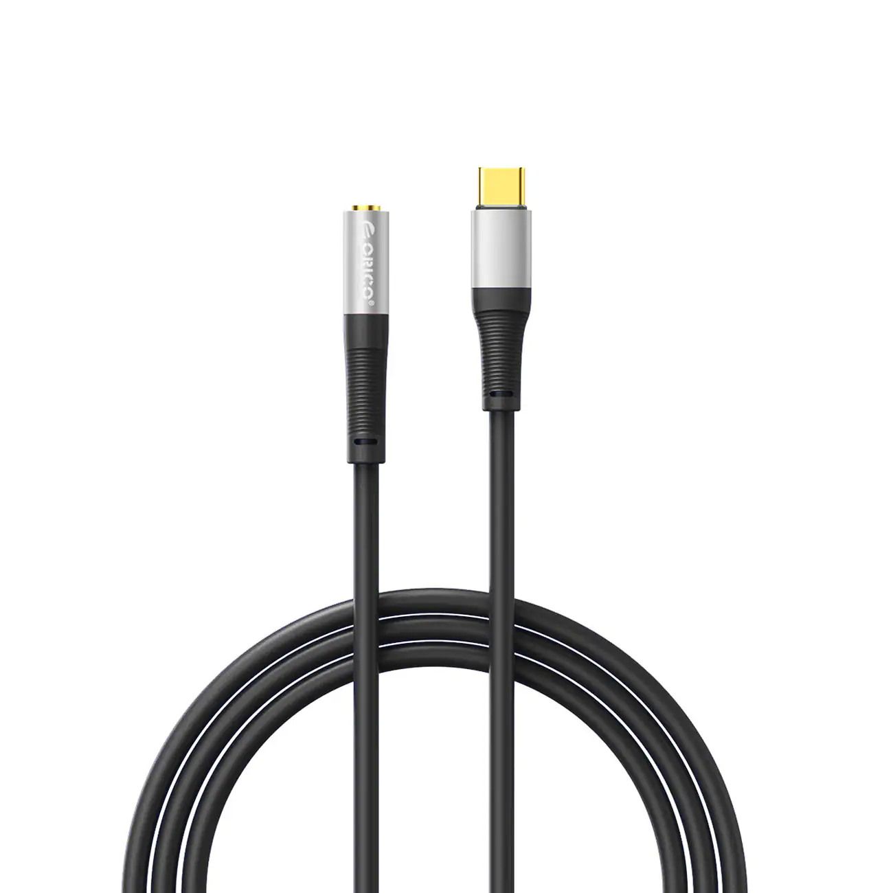 Orico AXC ljudkabel, USB-C till 3,5 mm-uttag, 1 m – svart
