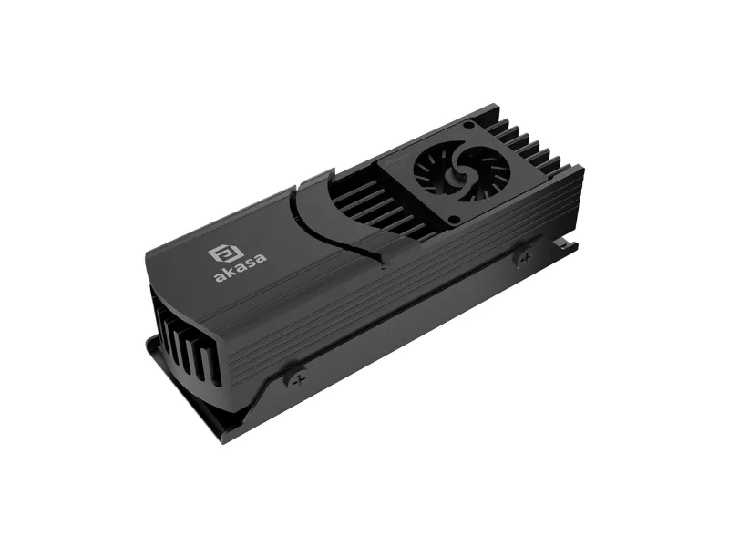 Akasa Gecko Pro LX aktiv SSD-kylare M.2 NVMe PCIe 5.0 A-M2HS04-BK