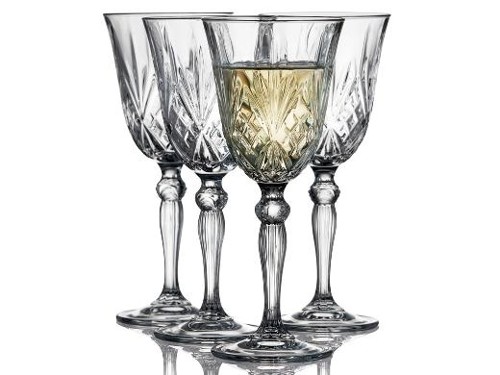 Lyngby Glas - Crystal Melodia White Wine Glass - 21 cl - Set of 4, bild 2