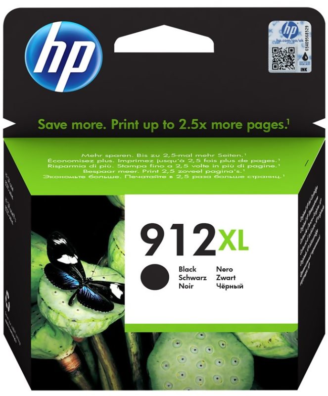 HP 912XL, svart bläckpatron 3yl84ae