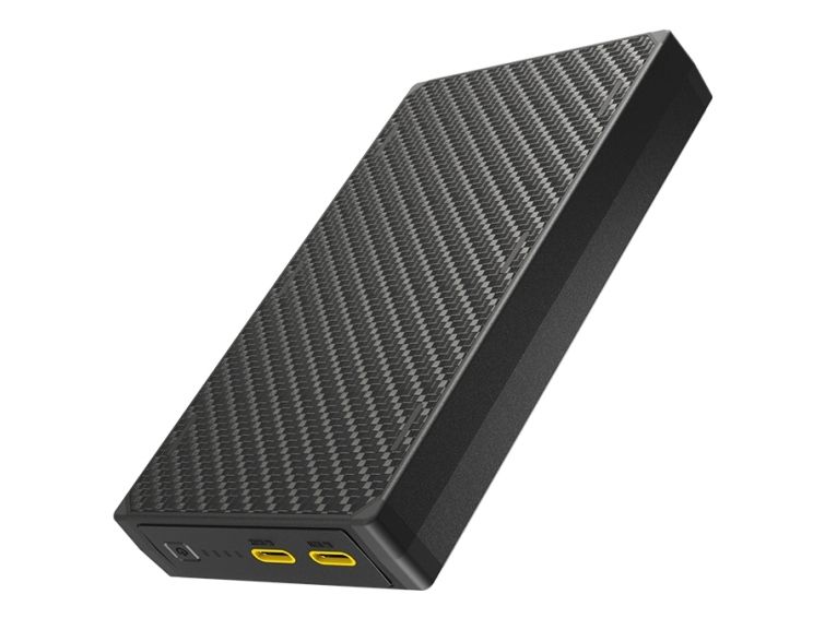 Nitecore NB20000 Gen3 Powerbank 20000mAh, 3A - 2 USB-C portar samt 1st USB-C till USB-A Adapter