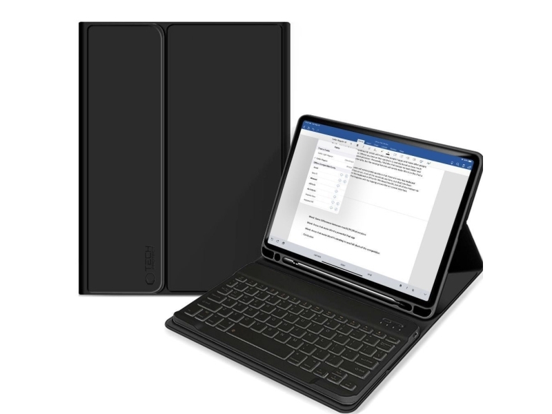 Fodral med tangentbord 4 st SC PEN för Apple iPad 10.9 2022 svart