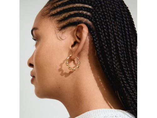 PILGRIM - LARISA Earrings - Gold Plated - 26 mm, bild 2