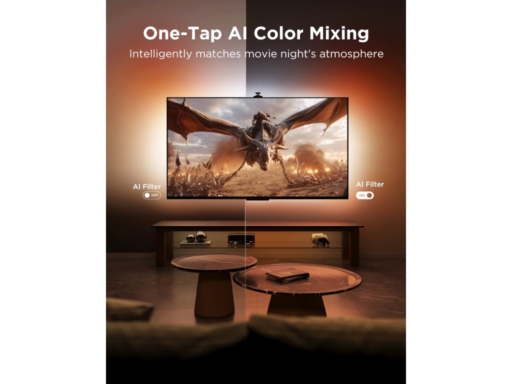 Govee TV-bakgrundsbelysning 3 Pro 55–65 tum