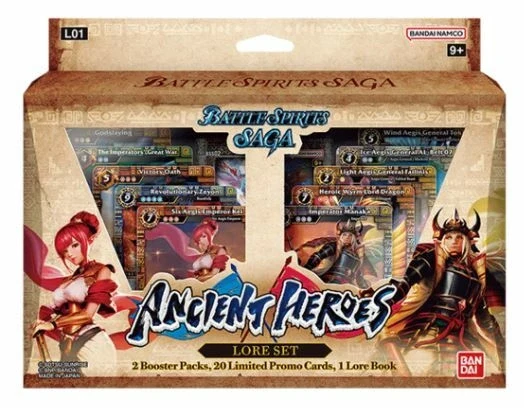 Battle Spirits Saga Lore Set Ancient Heroes