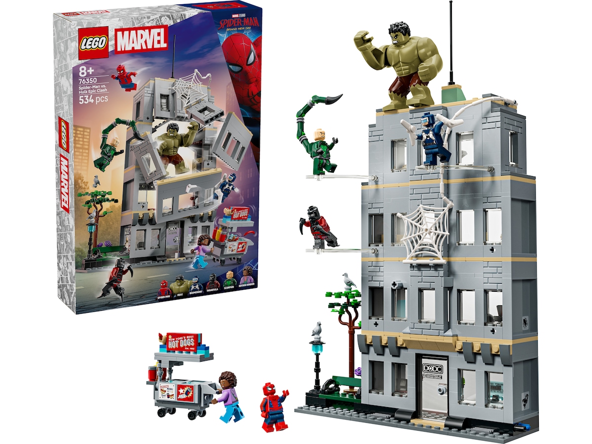 LEGO Super Heroes Episk sammandrabbning med Spider-Man mot Hulk 76350, bild 4