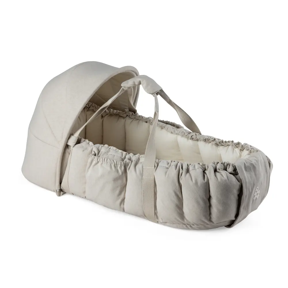 Sebra babynest 3-i-1 + sufflett, morning beige melange