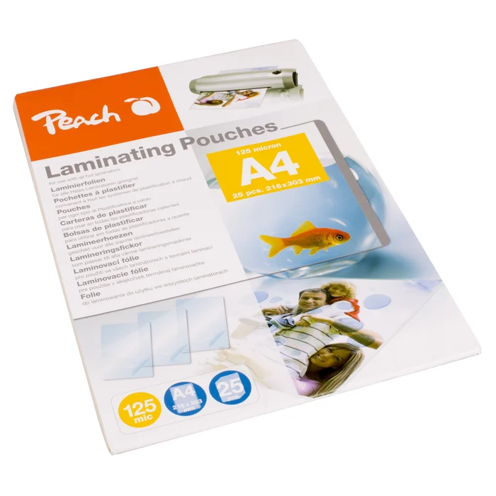 Peach Lamineringsfickor A4 25 st