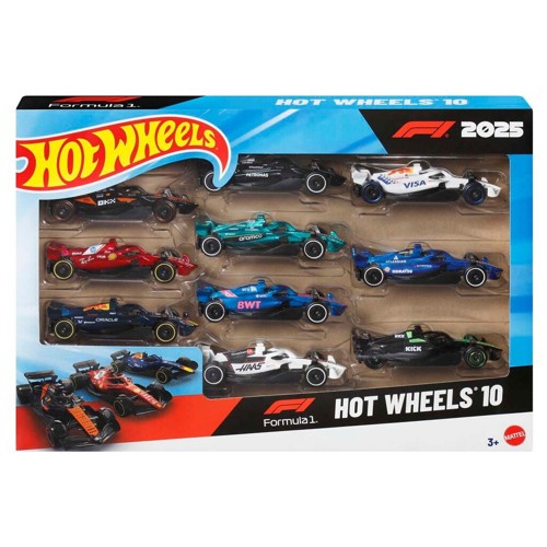 Hot Wheels F1 Racing 1:64 10-pack