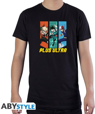My Hero Academia Heroes Colors T-Shirt Black (Small)