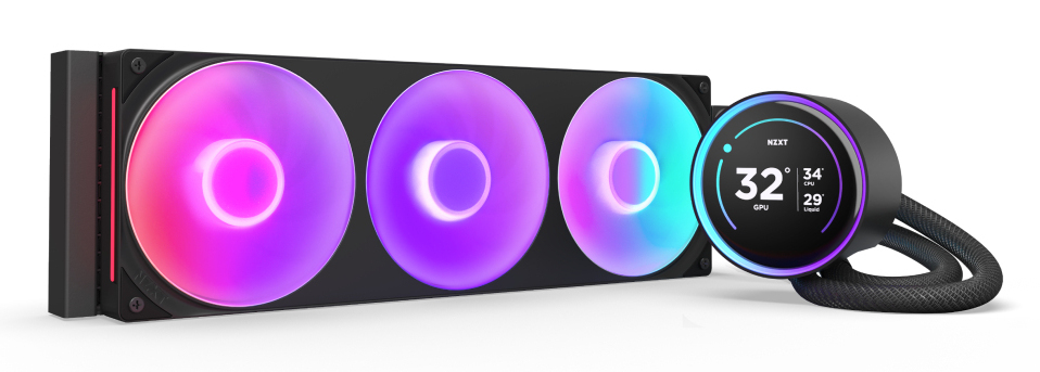 NZXT Kraken Elite RGB V2 420 Svart, bild 4