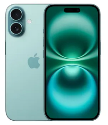 Apple iPhone 16 128 GB, blågrön