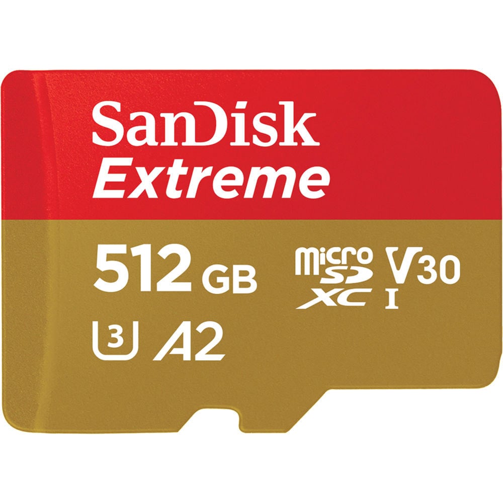 SanDisk Minneskort Micro SDXC Extreme 512G utan Adapter