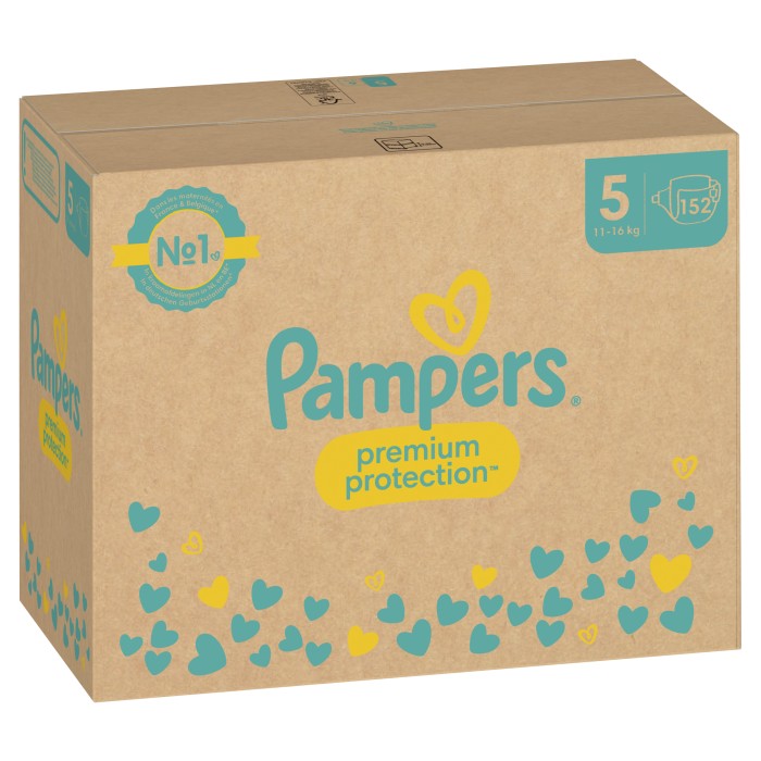 Pampers Premium Protection Nappies Storlek 5 (11-16kg) 152 st