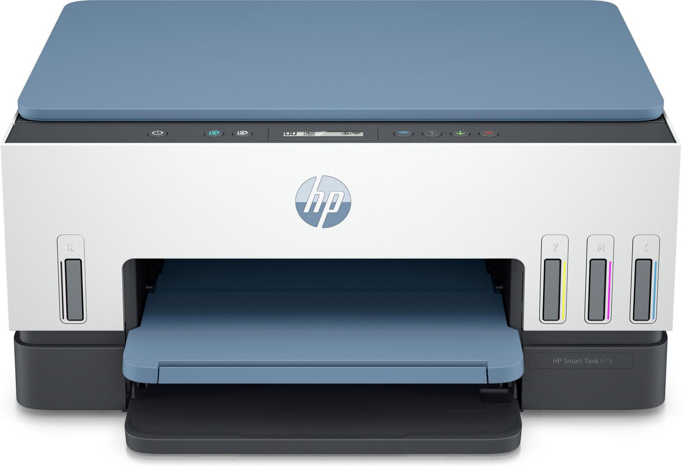 HP Smart Tank 675 All-in-One, skrivare + scanner + kopiator, 12/7 ppm, 1200x1200 dpi scanner, duplex, AirPrint, USB/WiFi/Bluetooth, bild 3