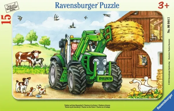 Ravensburger Pussel: Traktor På Bondgården 15 Bitar, bild 2