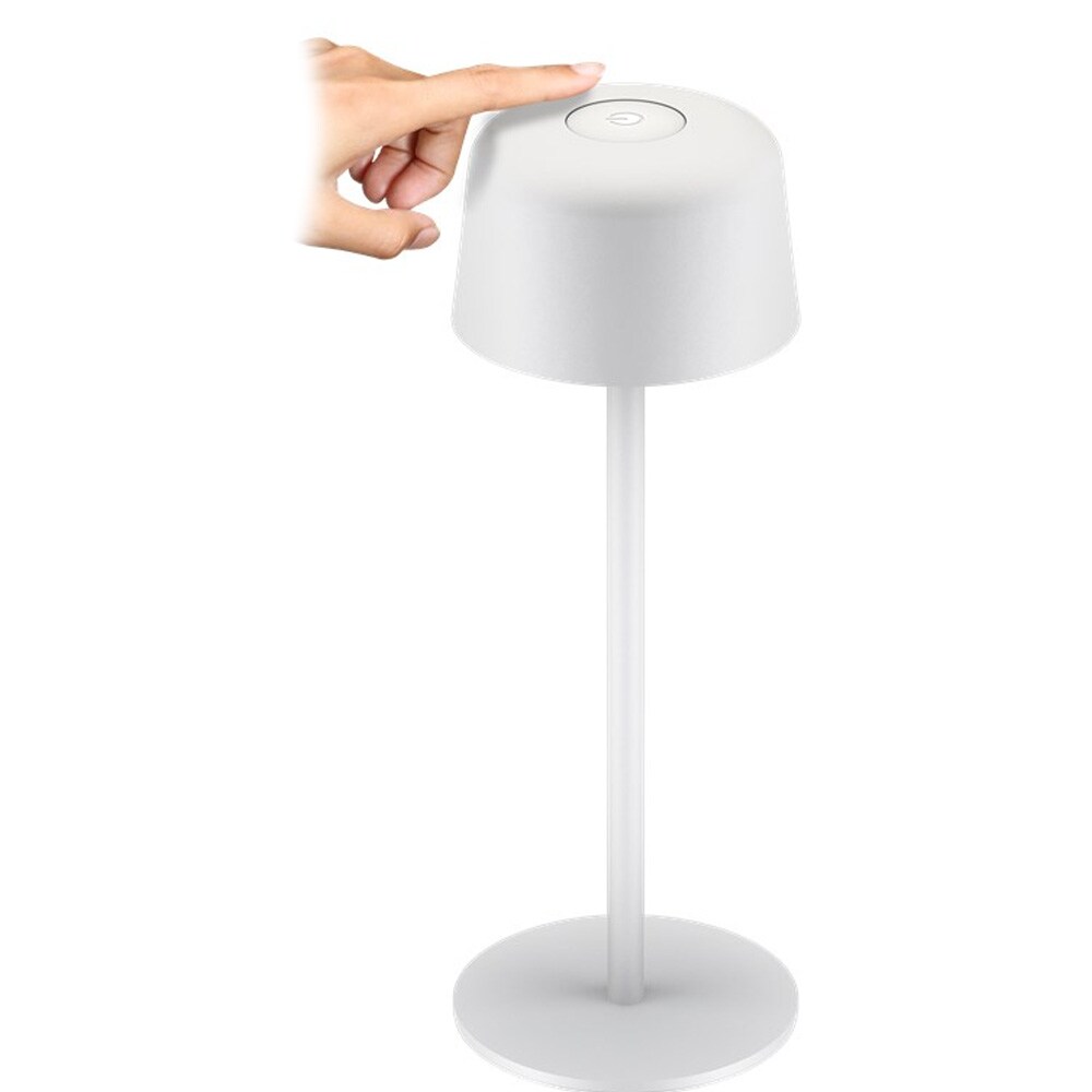 Trådlös LED-bordslampa 25 cm Vit, bild 3