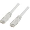 DELTACO TP-kabel Cat6 U/UTP Vit 0.3 m