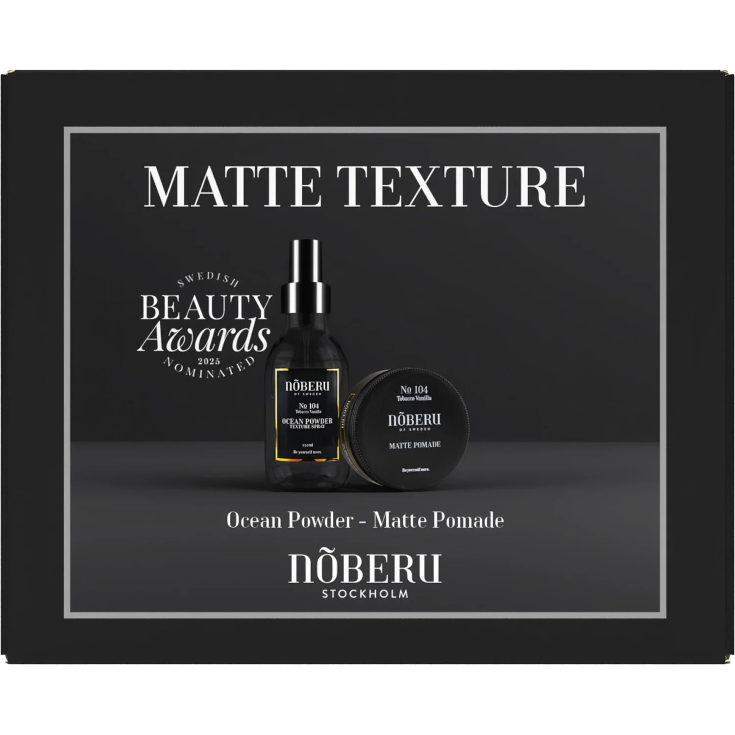 Nõberu Stockholm Giftbox Matte Texture 50+75 ml 125 ml
