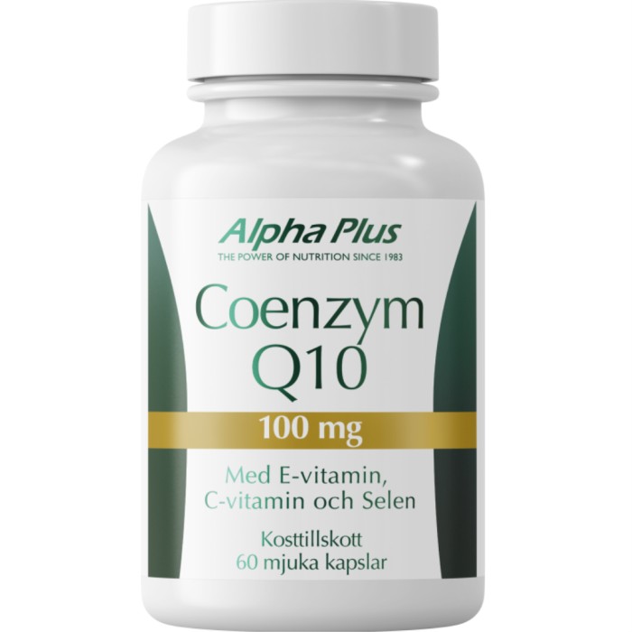 Alpha Plus Coenzym Q10 60 mjuka kapslar