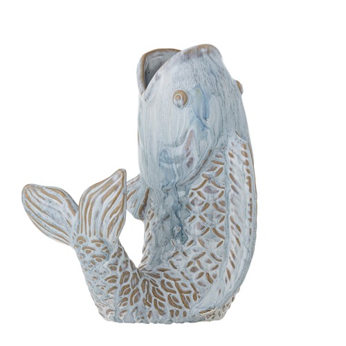 Bloomingville - Hiro Vase - Blue - Stoneware