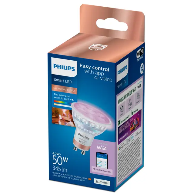 Philips Smart LED RGB smartlampa 4,7 W PAR16 GU10