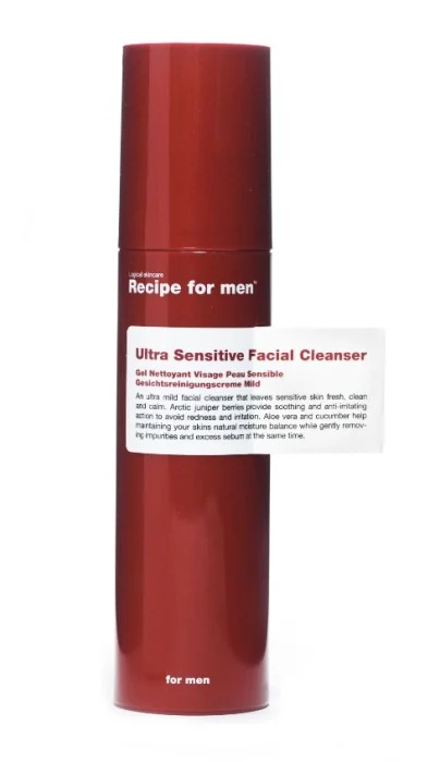 Recipe for men Ultra Sensitive Facial Cleanser 100 ml, bild 3
