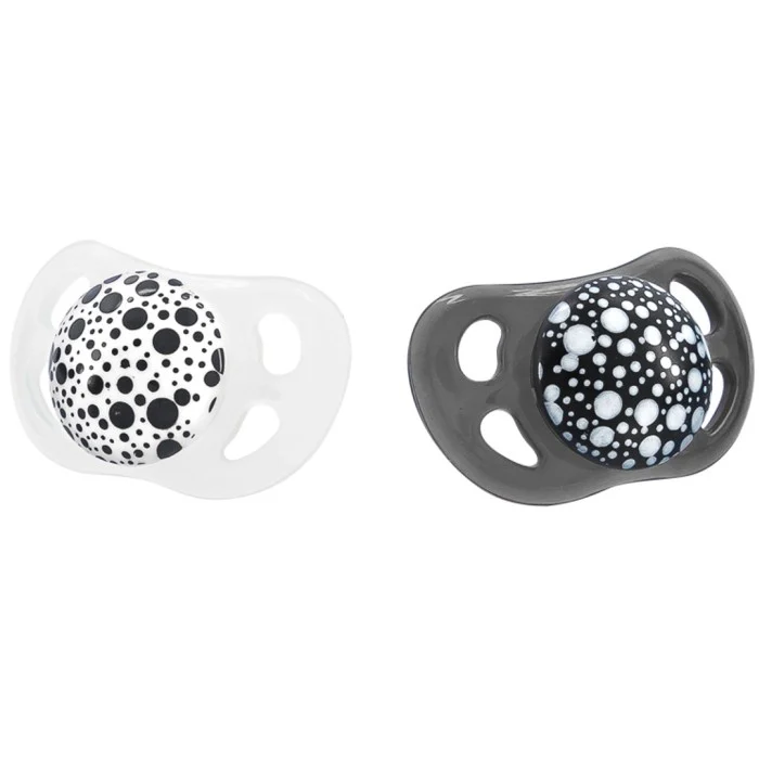 Twistshake Nappar 0-6m Black White 2 st