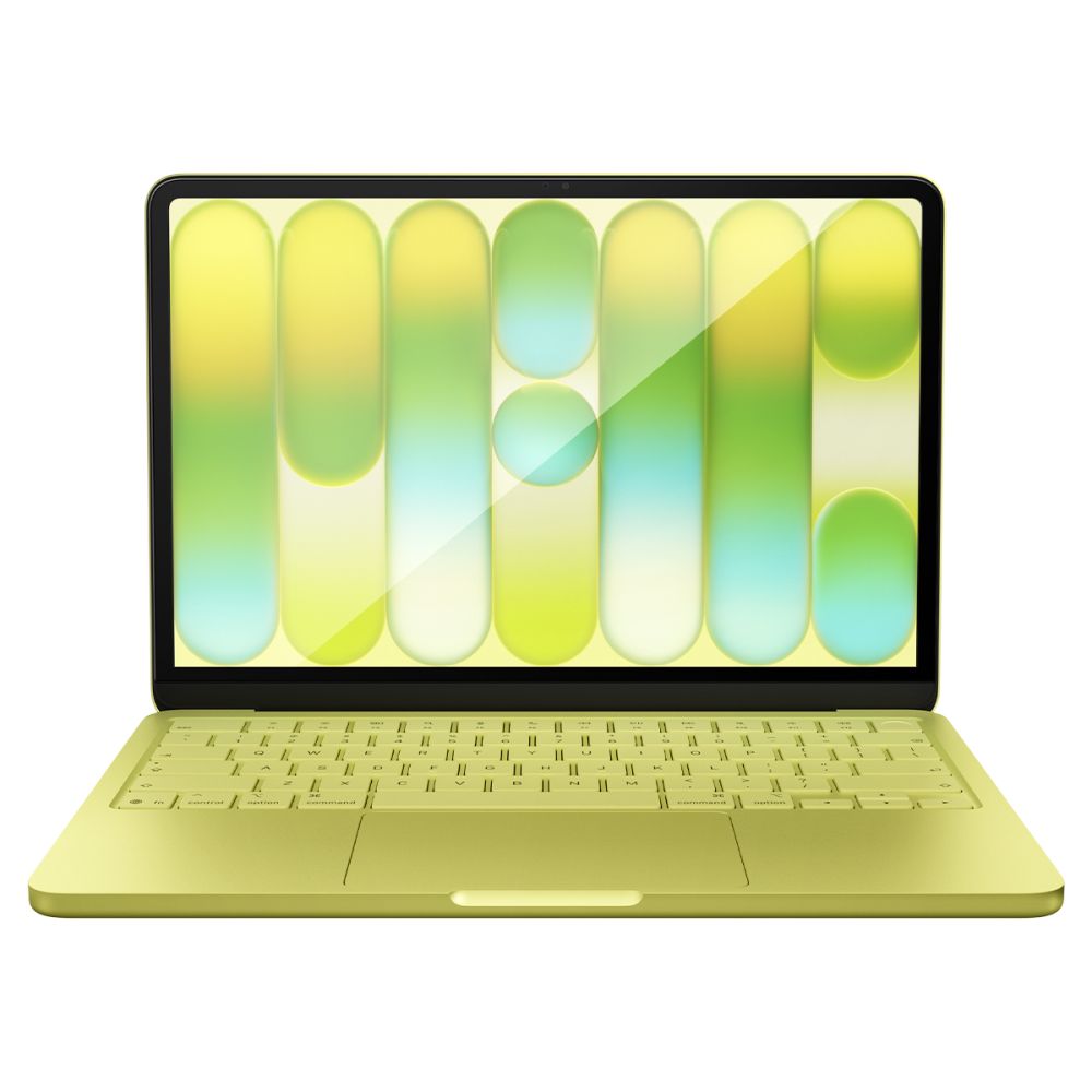 Spigen Glas.tR Slim FC skärmskydd i härdat glas för MacBook Neo 13" 2026 – Svart, bild 2