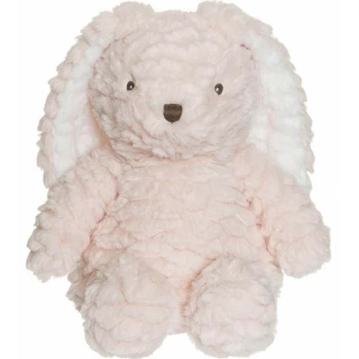Teddykompaniet Teddy Heaters Kanin, vågig päls Rosa