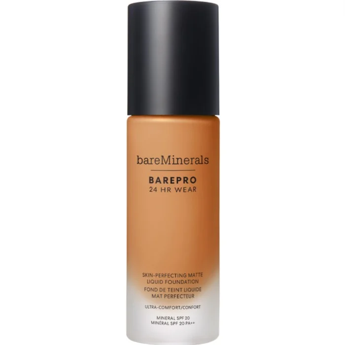 bareMinerals BarePro 24H Matte Liquid Foundation Medium Deep Medium Deep 43 Neutral 30 ml
