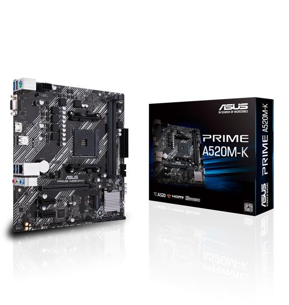 ASUS Prime A520M-K mATX AM4, bild 4