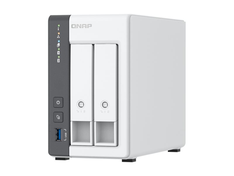 QNAP TS-216G, 2-bay NAS, ARM 4-Core 2GHz, 4 GB RAM, 1x1Gbe LAN + 2.5Gbe LAN